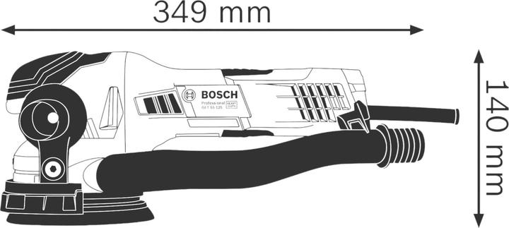 Immagine prodotto Bosch Professional OTTENERE 55-125 (Levigatrici rotorbitali, 550 W)