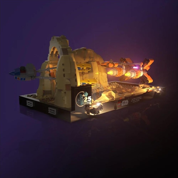 Actual product image Light my bricks LMB 2.0 LEGO® #75380 Star Wars Mos Espa Podrace Diorama Light Kit