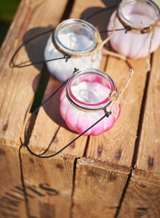 Produktbild VBS Glas-Windlicht mit Bügel, 4 Stück (4 x)