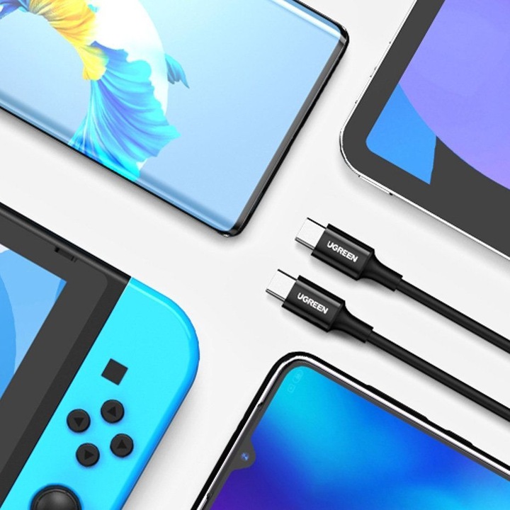 Image du produit Ugreen USB C - USB C (1 m, USB 2.0)