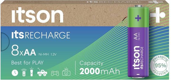 Produktbild Itson itsRECHARGE Mignon (AA)-Akku NiMH 1.2 V 8 St. (8 Stk., AA)