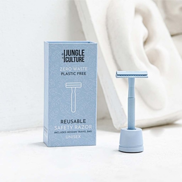 Immagine prodotto Jungle Culture Supporto da barba per rasoio in azzurro