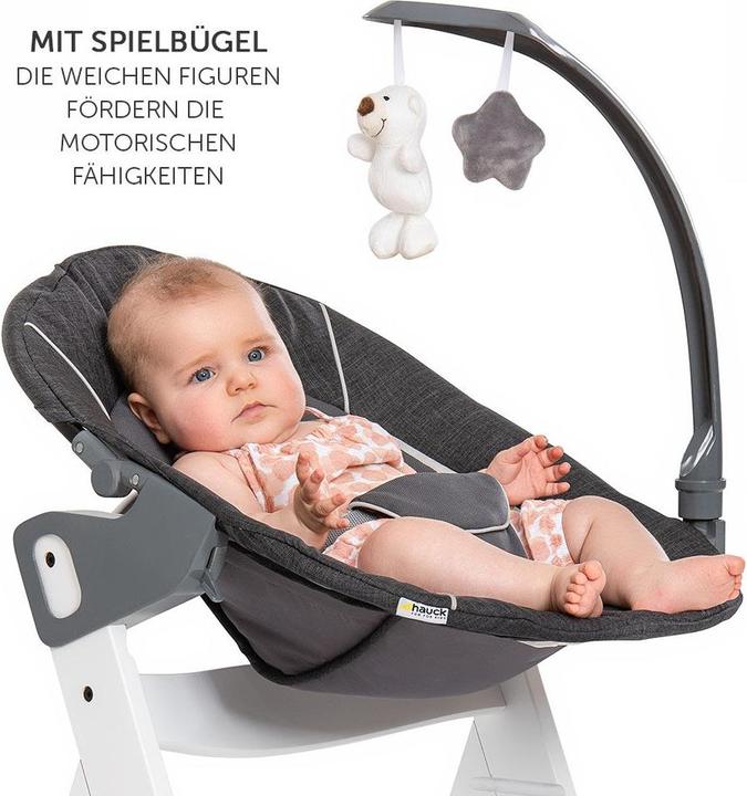 Produktbild Hauck Alpha Bouncer Deluxe Melange grey