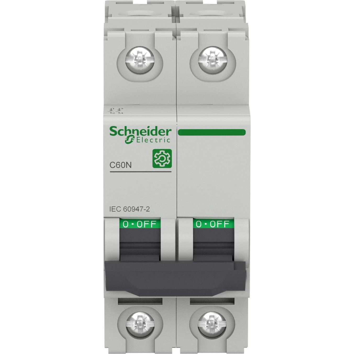 Thumbnail - Schneider Electric, Schutzschalter, M9F11232 M9 C60N 2P 32A C IEC60947-2 LS-Schalter