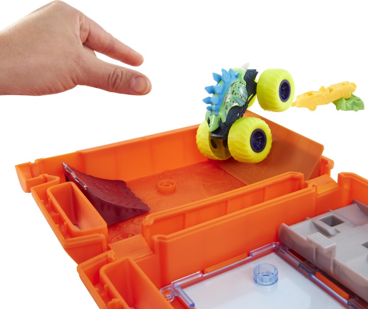Image du produit Hot Wheels Monster Trucks Stunt N' Go Fossil Playset (EC)