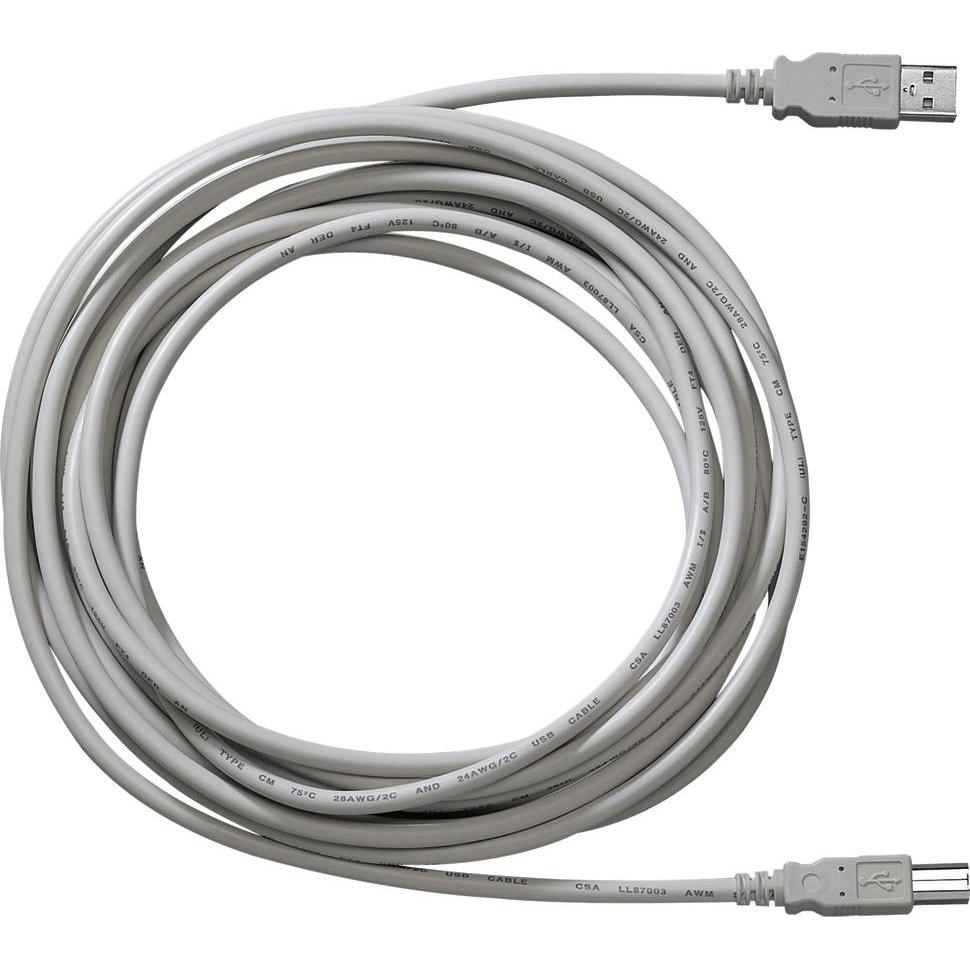 Gira 090300 USB Kabel 3 m USB A USB B Männlich Grau (3 m, USB 2.0), USB Kabel