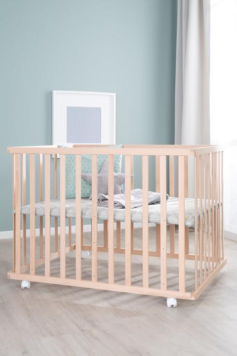 Actual product image Roba Playpen 100x75 Style grey (98.50 x 73 x 72 cm)