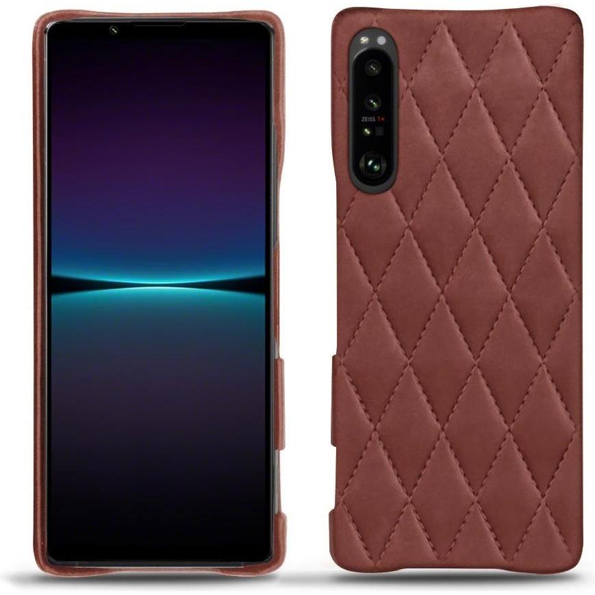 Thumbnail - Noreve Lederschutzhülle (Sony Xperia 1 IV), Smartphone Hülle, Rot