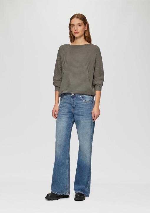 Produktbild S.Oliver Strickpullover Weicher Strickpullover aus Viskosemix mit Fledermausärmeln (40)