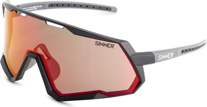 Sinner Gear Sündertempo Sonnenbrille - Matt Black - Fahrradobjektiv (Matt Black, Matt Schwarz)