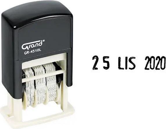 Actual product image GrandHall GRAND-Buchstaben-Ziffern-Datumsstempel