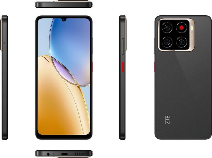 Produktbild ZTE Blade A56 4GB/128GB Schwarz (128 GB, Celestial black, 6.75", Dual SIM)