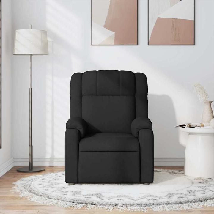 Immagine prodotto VidaXL Sedia da massaggio in tessuto nero,Colore: Nero,Materiale: Tessuto