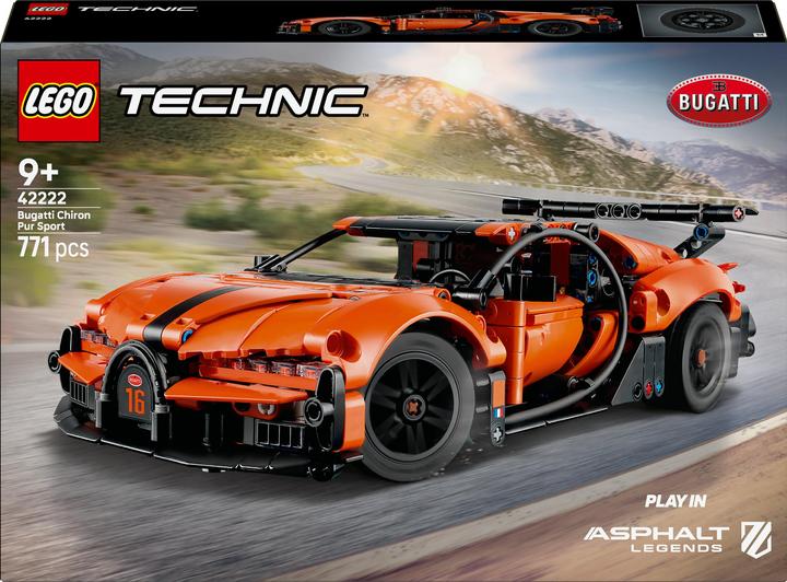 LEGO Bugatti Chiron Pur Sport Hypercar (42222, LEGO Technic)