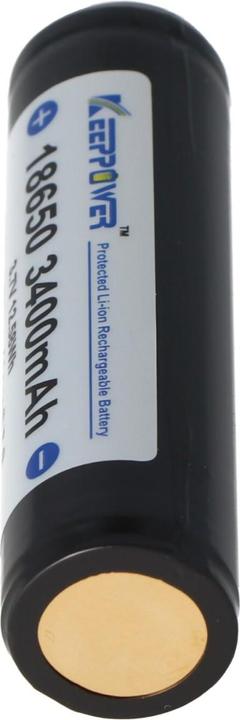 Actual product image Keeppower Battery 18650 protected with PCB (1 pcs., 18650, 3400 mAh)