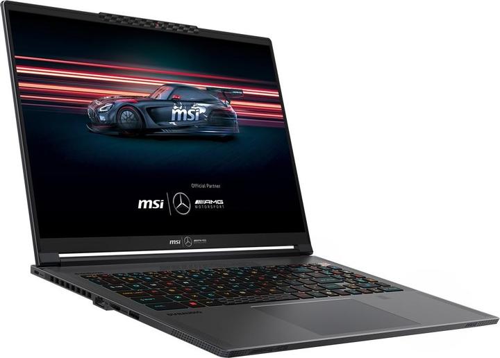 Image du produit MSI Stealth A16 AI+ Mercedes-AMG Motorsport A3XWGG-052 16 QHD+ OLED 240Hz écran, AMD Ryzen AI 9 HX 3 (16", 2000 Go, 32 Go, DE, AMD Ryzen AI 9 HX 370)