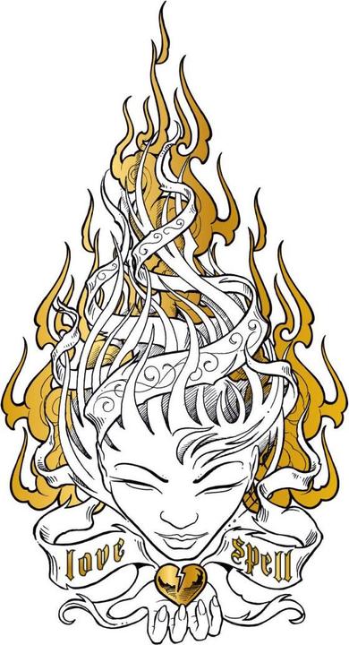 Immagine prodotto LA Ink Incantesimo d'amore (46 x 80 cm)