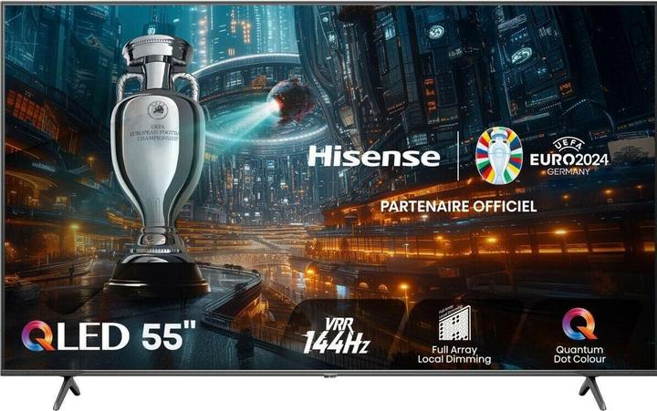 Immagine prodotto Hisense TV TV QLED 144Hz 55" 4K Ultra HD 55E7NQ PRO (55", E7NQ, QLED, 4K, 2024)