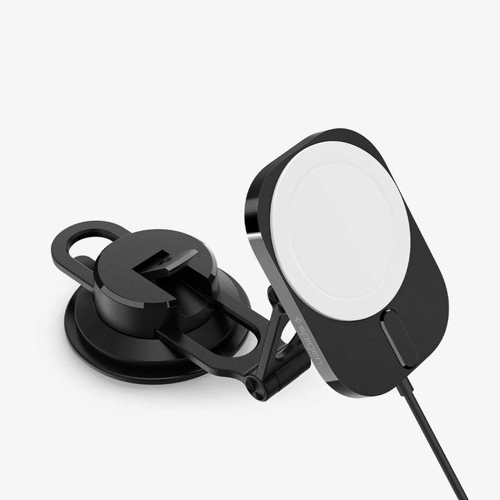 Image du produit Spigen support voiture avec chargeur ITM35W Onetap Pro 3 Magnetic Magsafe Dashboard Car Mount Wireless Char (15 W)