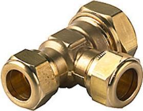 Produktbild Aalberts Tee 15 - 12 - 15 MM - Kompressions Fittings (Pressverbindung)