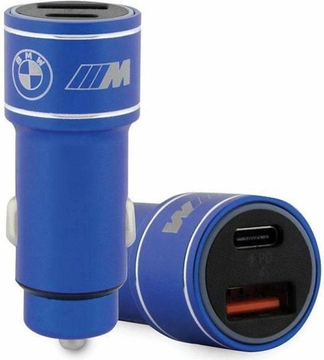 Produktbild BMW ładowarka BMCCMUSBCB PD-QC 3.0 20W Fast Charge niebieski/blue M Edition