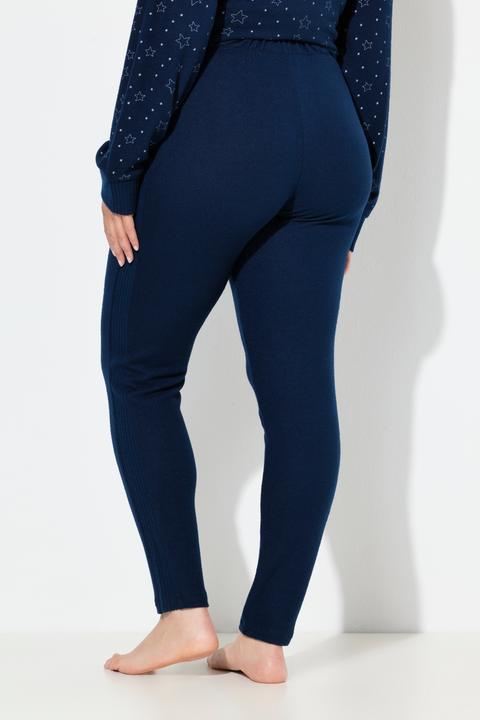 Image du produit Ulla Popken Legging loungewear, rayures latérales, ceinture élastique (42, 44)