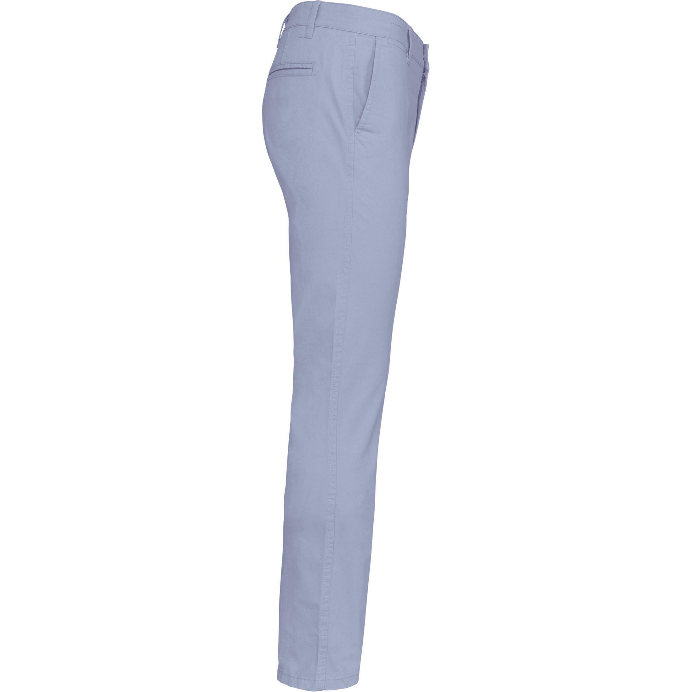 Thumbnail - Kariban, Herren, Hosen, Chinohose, Blau, (40)