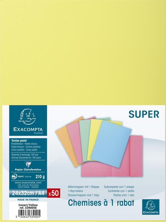 Produktbild Exacompta Sammelmappen - Aktendeckel (A4, 200 x)