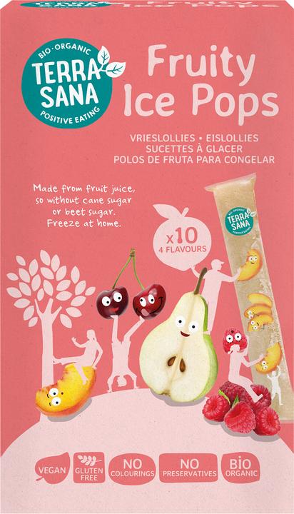 Produktbild Terra Sana Fruity Ice Pops 5 flavours Bio (10 Stk., 1000 g)