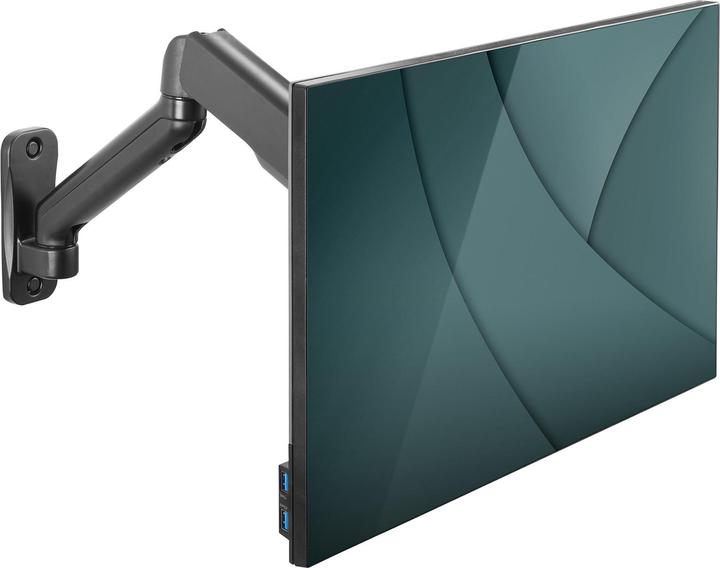 Produktbild Digitus Assmann Elektronische Einzelgasfeder-Monitor-Wandhalterung (Wand, 32")