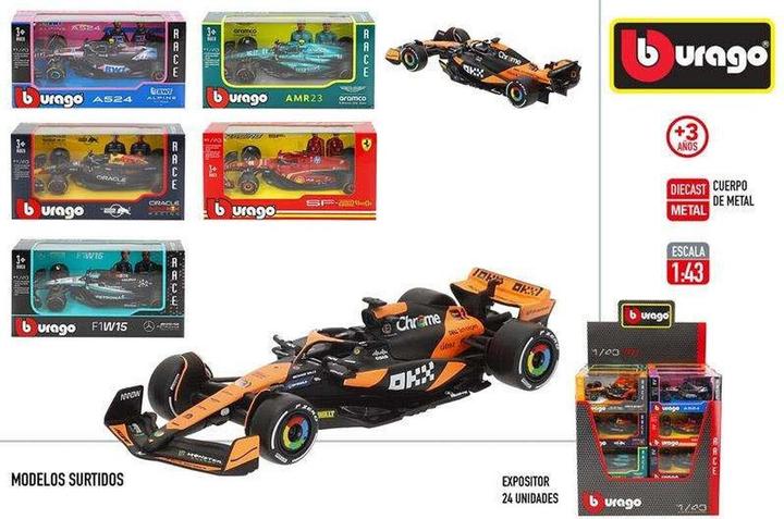 Actual product image Burago Auto F1 Massstab 1/43 Verschiedene