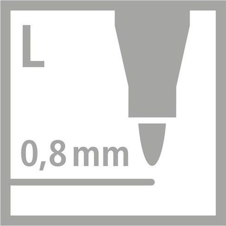 Produktbild STABILO GREENpoint umweltfreundlicher Filzschreiber (Blau, Rot, Grün, Schwarz, Lila, Türkis, 6 x)