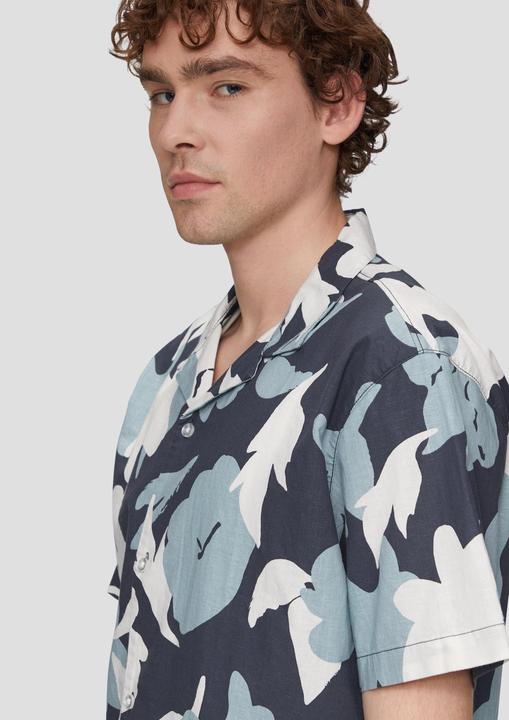 Produktbild S.Oliver Hemd Kurzarmhemd mit All-over-Print (L)