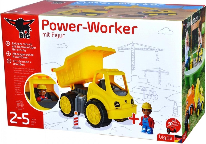 Actual product image BIG -Power Worker Tipper + Figure