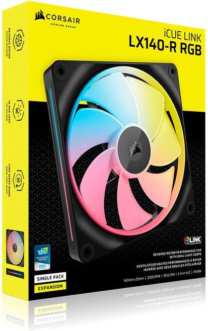 Actual product image Corsair iCUE LINK LX140-R RGB (140 mm, 1 x)
