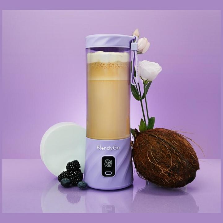 Konjac Sponge Wireless Blender BlendyGo 3 lavender
