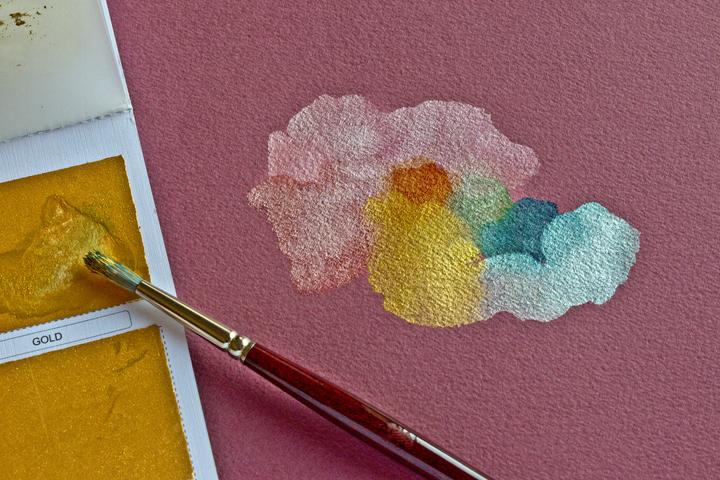 Produktbild Fabriano BÜTTENPAPIER CROMIA 50x65 DKLROT (220 g/m²)