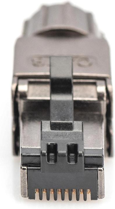 Digitus CAT 8.1 Keystone module, shielded, tool-free mounting connection, 19 in distributor