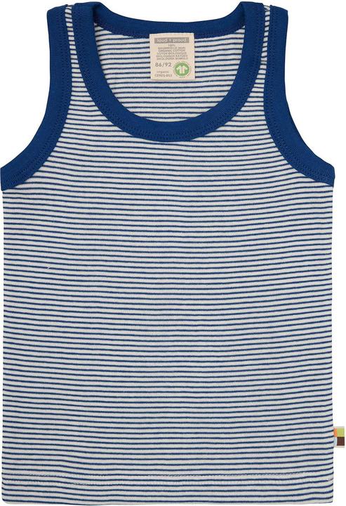 Actual product image loud + proud Double pack of fine rib vests (122, 128)