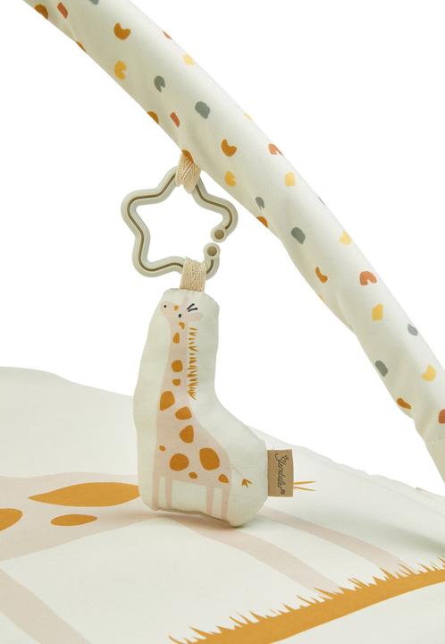 Actual product image Sterntaler Safari Krabbeldecke m Spielbogen