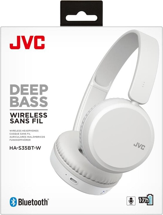 Actual product image JVC HA-S35BT (17 h, Wireless)