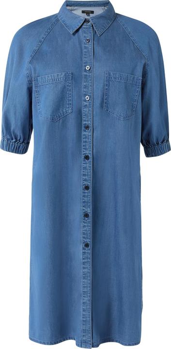 Image du produit Comma Kleid Fliessendes Denimkleid mit Knopfleiste (36)