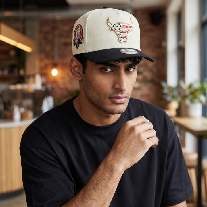 Produktbild New Era 9Fifty A-Frame Cap - America Chicago Bulls (One Size)