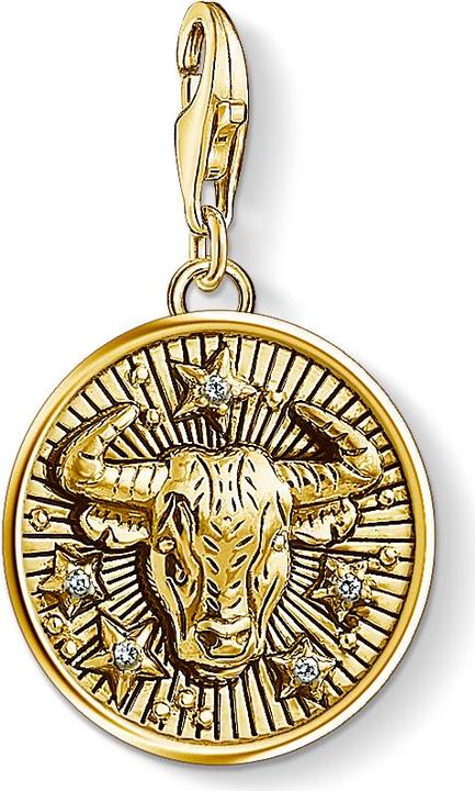 Actual product image Thomas Sabo Charm pendant zodiac sign Taurus (Silver)