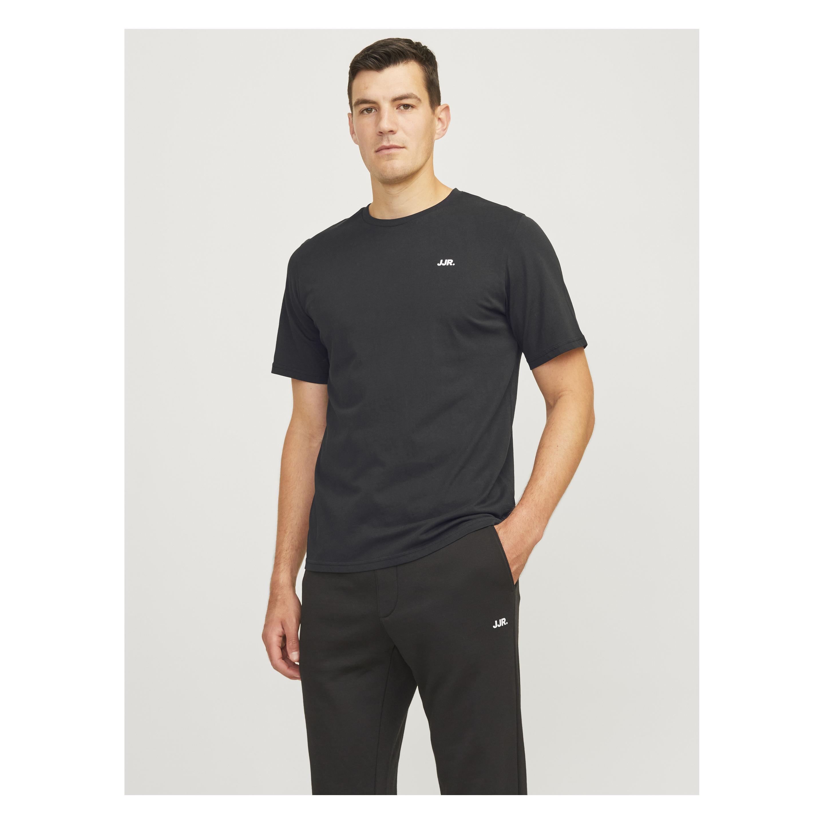 Jack & Jones, Herren, Shirts, Jrebrebel Logo Tee Ss Crew Neck Noos, Schwarz, (Xl)