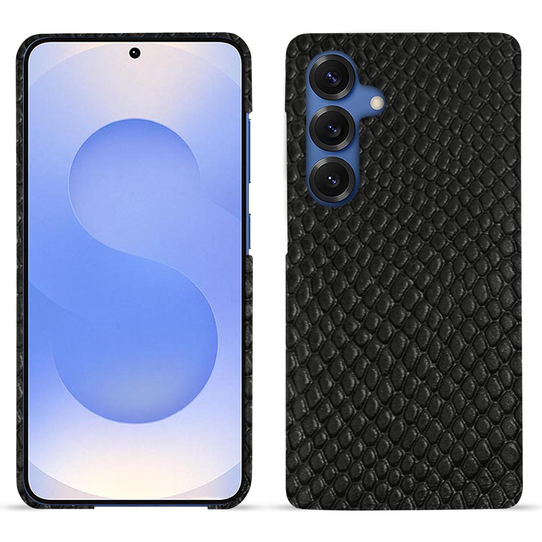 Noreve Lederschutzhülle (Samsung Galaxy S25), Smartphone Hülle, Schwarz
