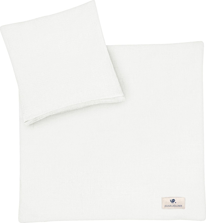 Julius Zöllner Kinderbettwäsche Musselin Ivory 100 x 135 + 40 x 60 cm