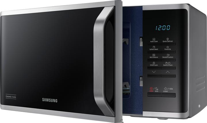 Actual product image Samsung MS23K3523AS Microwave oven, silver (23 l)