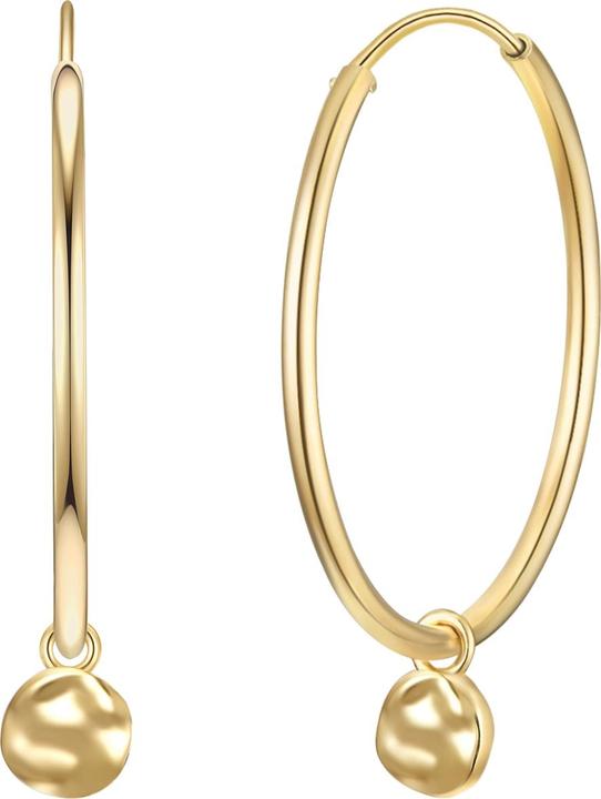 Immagine prodotto Glanzstücke München Cerchio da donna in argento sterling e oro giallo - 31528 (Argento)