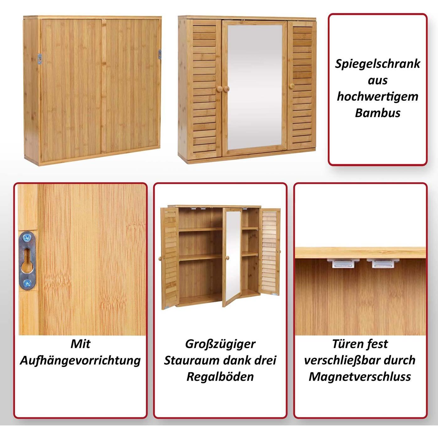 Thumbnail - MCW, Spiegelschrank, B18-3 (60 x 60 x 15 cm)